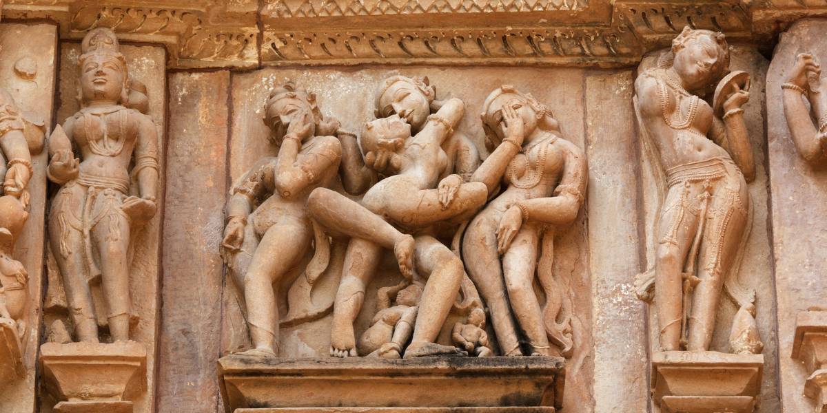 Fresque du kama sutra Vatsyayana