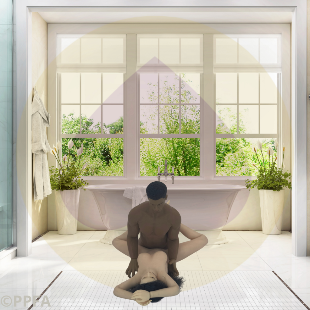 kamasutra : position sexuelle de la fleur béante